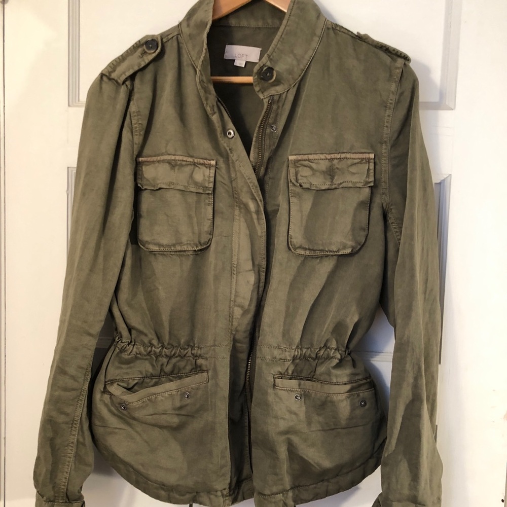 Loft casual army style jacket.